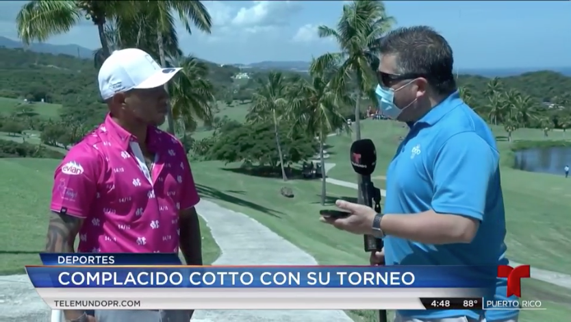 Miguel Cotto celebra torneo de golf de su Fundación El Ángel